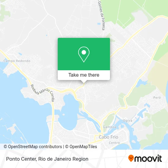 Ponto Center map