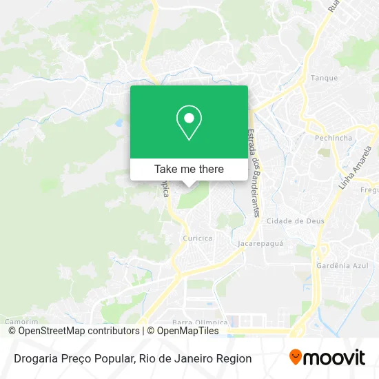 Drogaria Preço Popular map