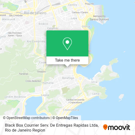 Black Box Courrier Serv. De Entregas Rapidas Ltda map