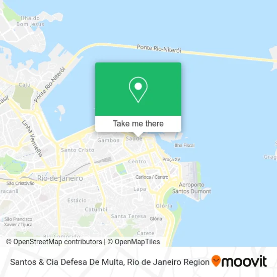 Santos & Cia Defesa De Multa map