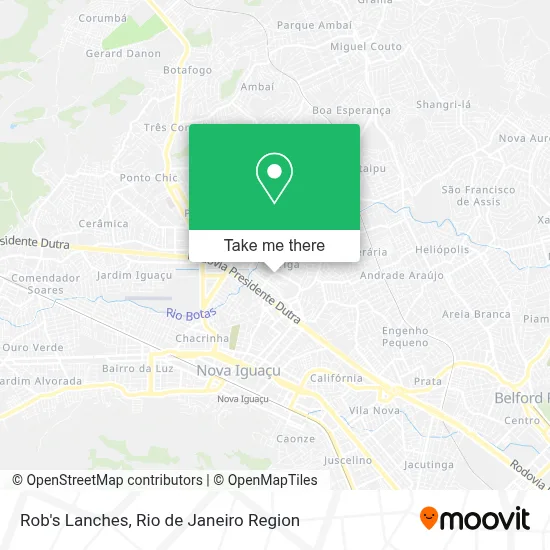 Rob's Lanches map