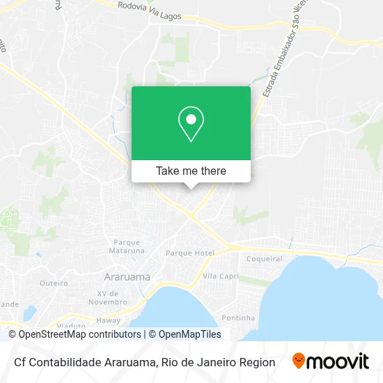 Cf Contabilidade Araruama map