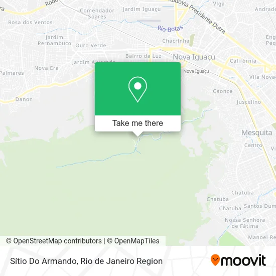 Sítio Do Armando map