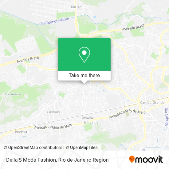 Della’S Moda Fashion map