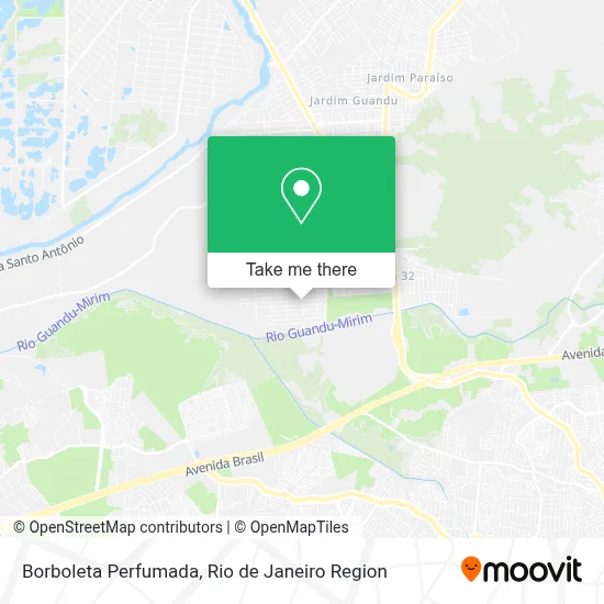 Borboleta Perfumada map