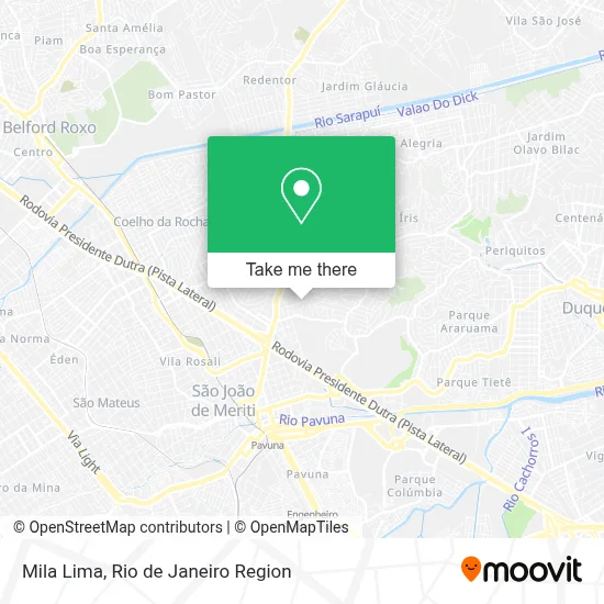 Mila Lima map
