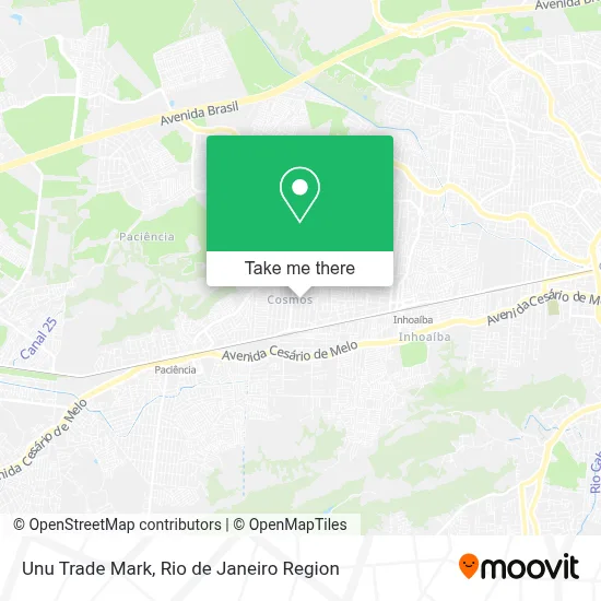 Unu Trade Mark map
