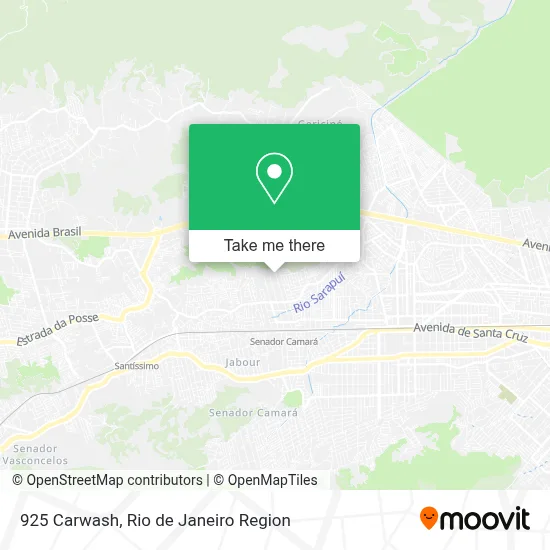 925 Carwash map