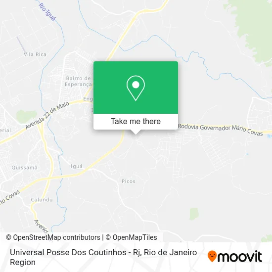 Universal Posse Dos Coutinhos - Rj map