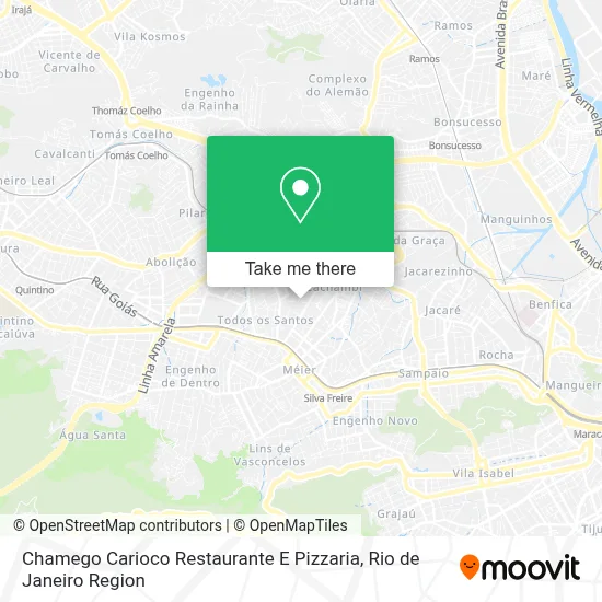 Chamego Carioco Restaurante E Pizzaria map