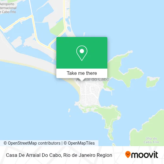Casa De Arraial Do Cabo map