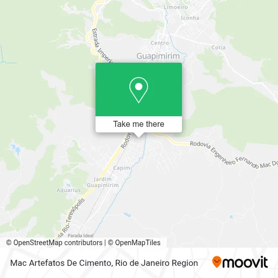 Mac Artefatos De Cimento map
