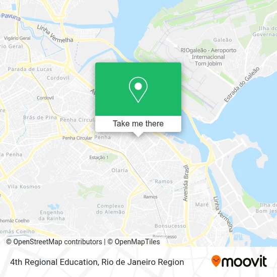 4th Regional Education map