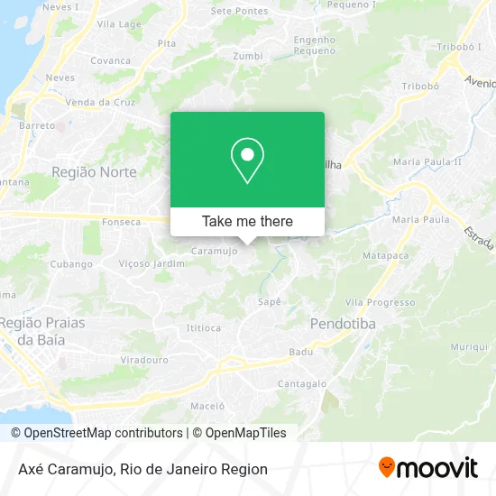 Axé Caramujo map