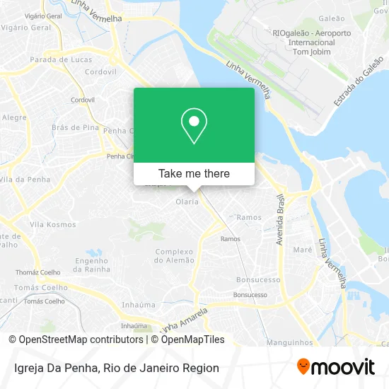 Igreja Da Penha map