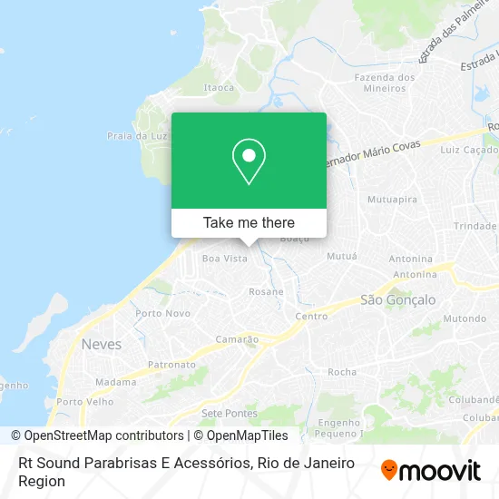 Rt Sound Parabrisas E Acessórios map