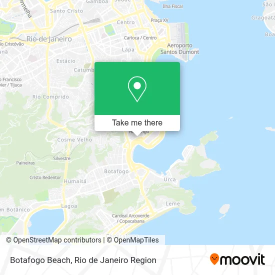 Botafogo Beach map