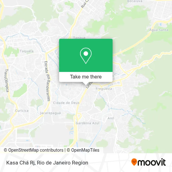 Kasa Chá Rj map