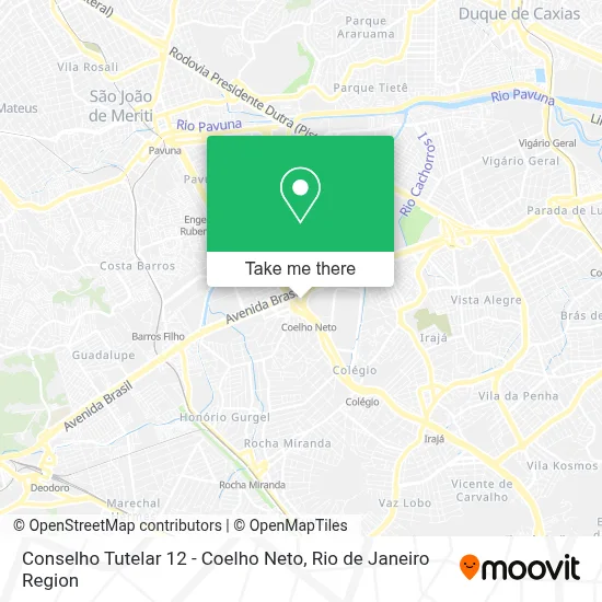 Conselho Tutelar 12 - Coelho Neto map