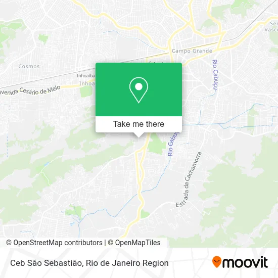 Ceb São Sebastião map
