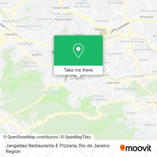 Jangadao Restaurante E Pizzaria map