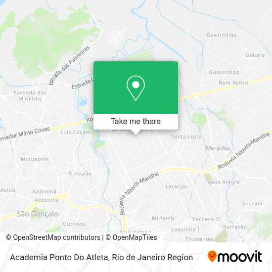 Academia Ponto Do Atleta map