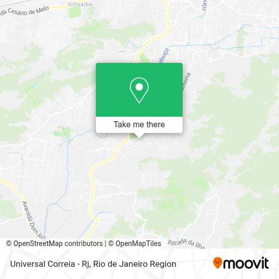 Universal Correia - Rj map