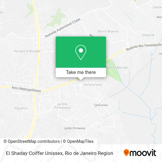 El Shaday Coiffer Unissex map