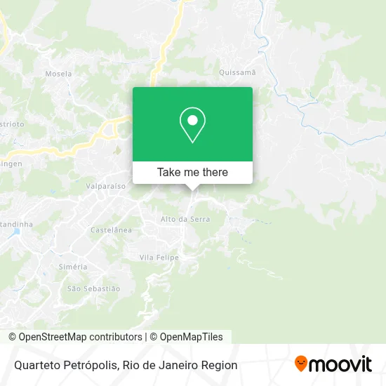 Quarteto Petrópolis map