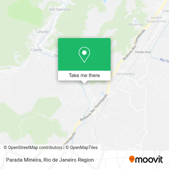 Parada Mineira map