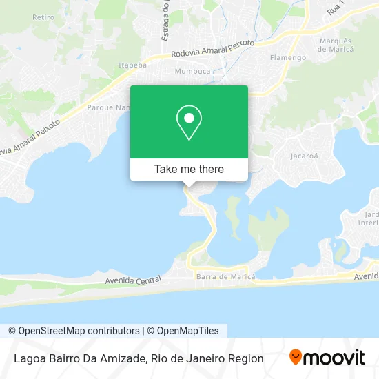 Lagoa Bairro Da Amizade map