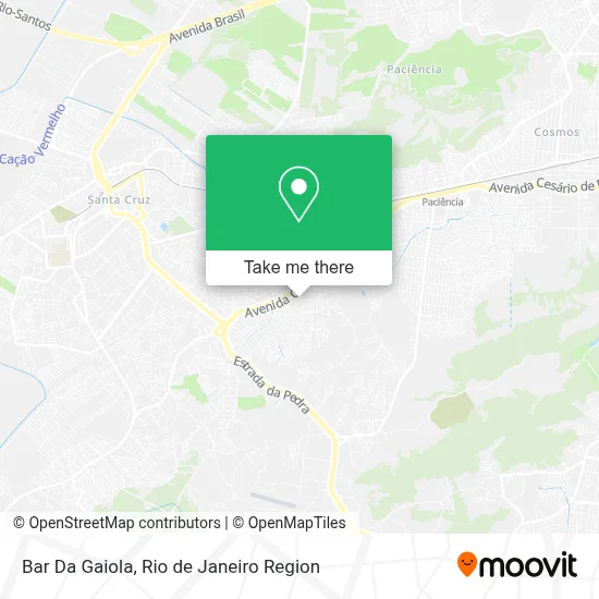 Bar Da Gaiola map