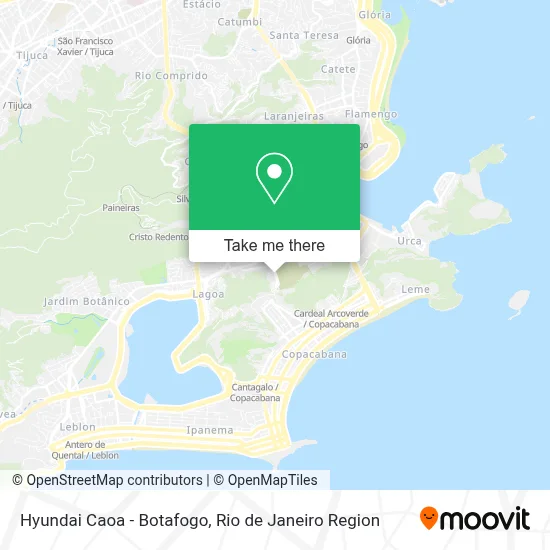 Hyundai Caoa - Botafogo map