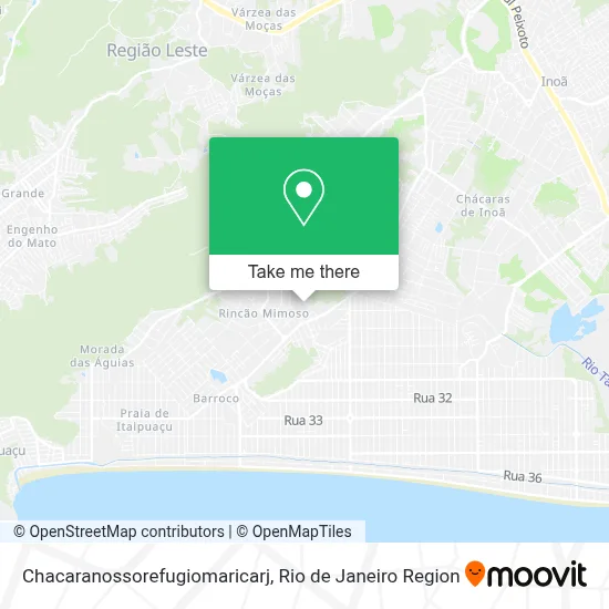 Chacaranossorefugiomaricarj map