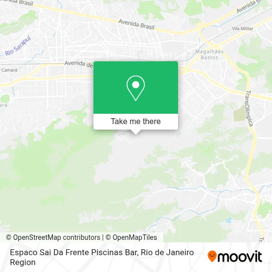Espaco Sai Da Frente Piscinas Bar map