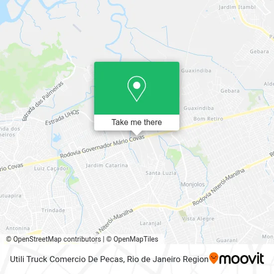 Utili Truck Comercio De Pecas map