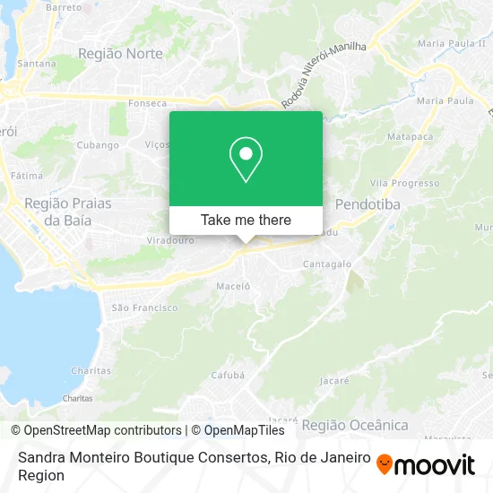 Sandra Monteiro Boutique Consertos map