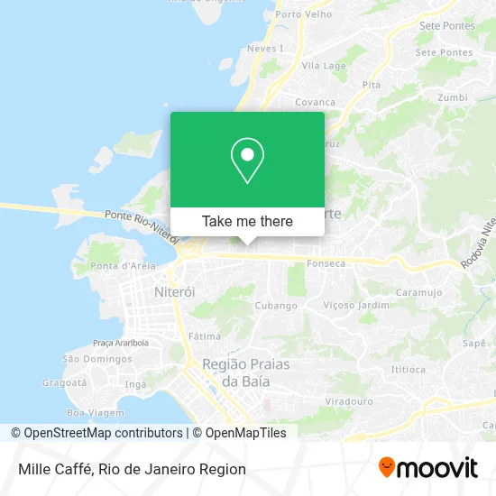 Mille Caffé map