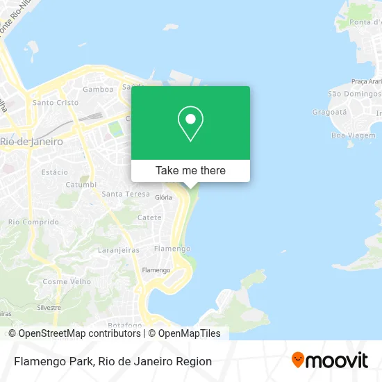 Flamengo Park map