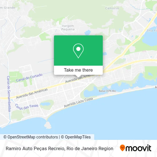 Ramiro Auto Peças Recreio map