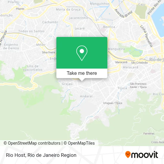 Rio Host map