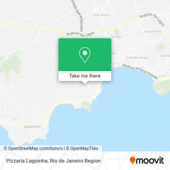 Pizzaria Lagoinha map