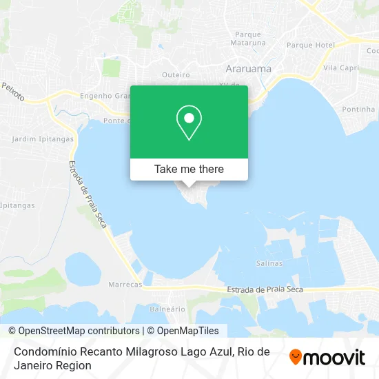 Condomínio Recanto Milagroso Lago Azul map