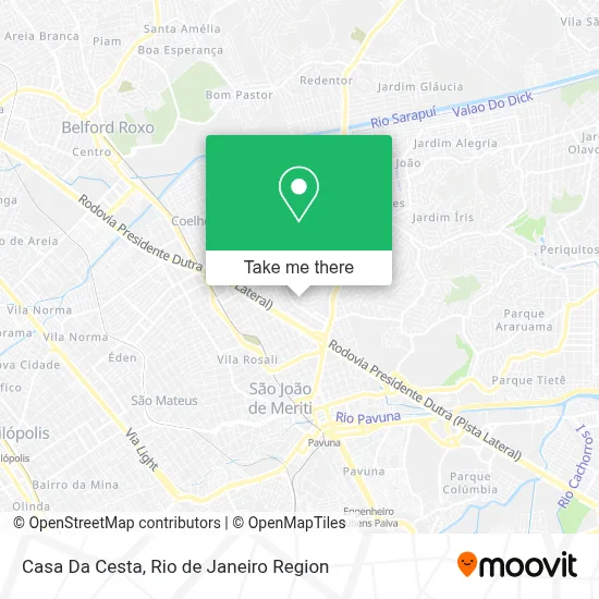 Casa Da Cesta map
