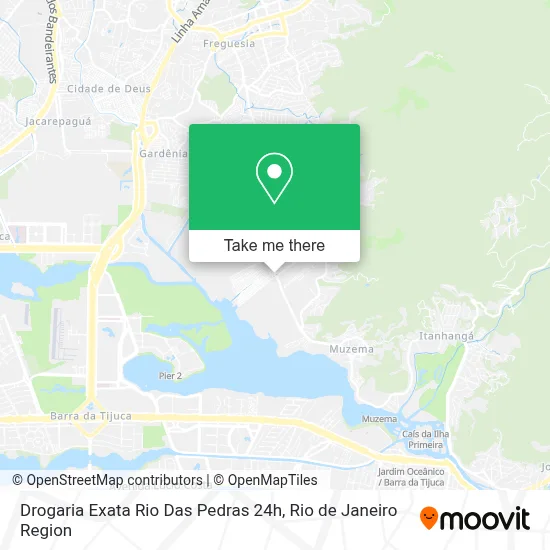Drogaria Exata Rio Das Pedras 24h map