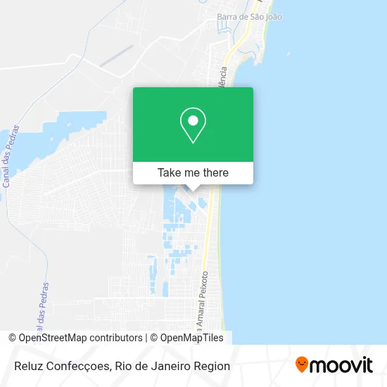 Reluz Confecçoes map