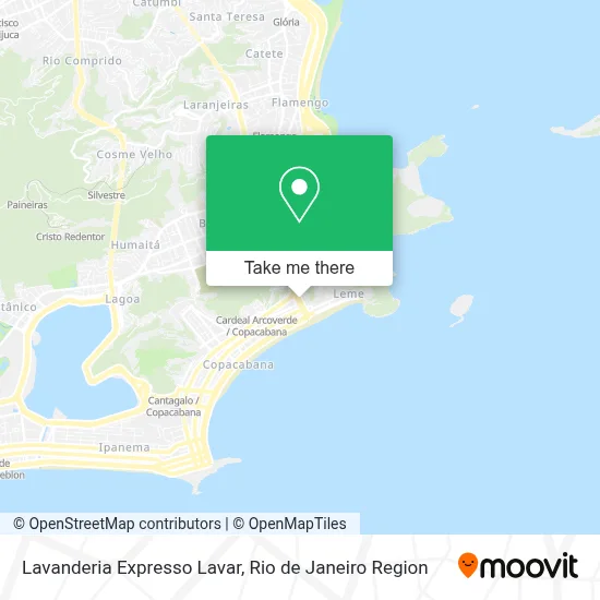Lavanderia Expresso Lavar map