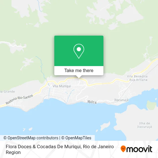 Flora Doces & Cocadas De Muriqui map