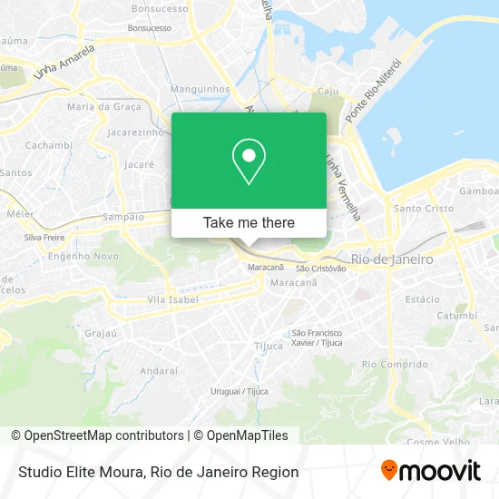 Studio Elite Moura map