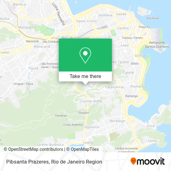 Pibsanta Prazeres map